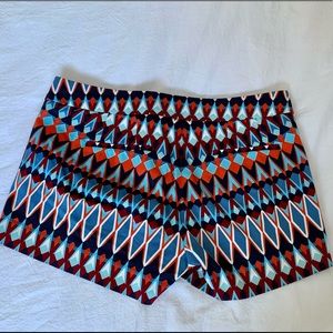 J. Crew pattern shorts